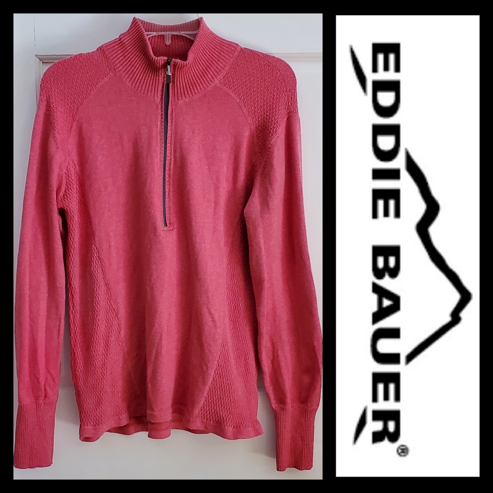 EDDIE BAUER | XL Long Sleeve Zip Up Sweater EUC